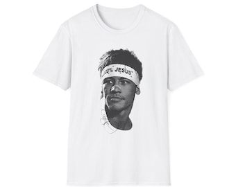Neymar Soccer Fan Unisex Softstyle T-Shirt, Football Graphic Tee, Sports Lover Tee Shirt, Athletic Apparel, Game Day Shirt