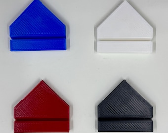 Home Plate Baseball Card Stand - 3D Printed Trading Card Display for Collectors & Memorabilia