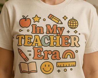 Retro Teacher Era Shirt | 70s Groovy Classroom Tee