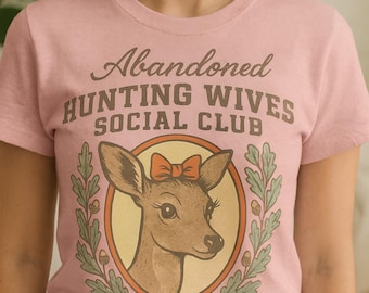 Hunting Wives Social Club Tee | Vintage Doe Crest, Country Humor