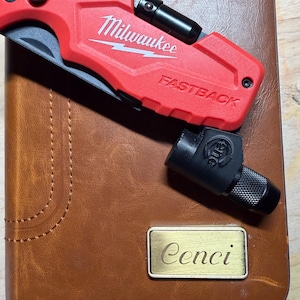 Milwaukee Fastback Slim Flashlight Mount – Magnetic Removable Light Mod, EDC Utility Knife Adapter