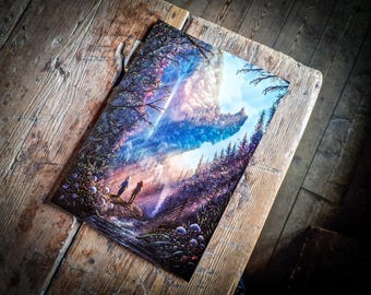 Norwegian Fairytale Art Print: Signed Graphic Novel Illustration