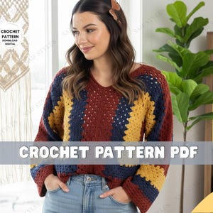 Hexagon Hooded Cardigan Crochet Pattern: Campfire Hexi Jacket (PDF Instructions XS-5XL)