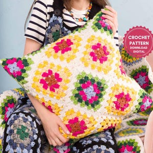 Lindo patrón de funda de almohada de corazón de crochet para el día de San Valentín, regalo del día de la madre, regalo para el mejor amigo, almohada decorativa para el hogar de crochet fácil