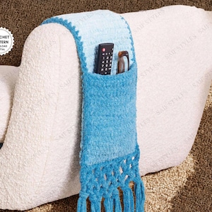 Crochet Sofa Caddy Pattern: Boho Organizer DIY (PDF Download)