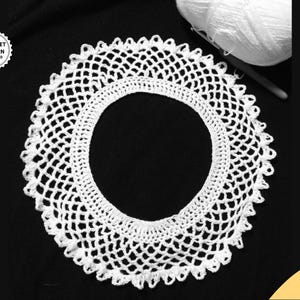 Crochet Collar Pattern Elegant Crochet Collars for Dresses Easy DIY Collar Tutorial Vintage Lace Collar PDF Crochet Pattern