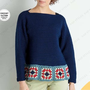 Crochet Arnica Top Pattern: Women&#39;s Summer Shirt (PDF)
