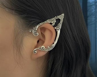 エルフのイヤーカフ - ファンタジーコスプレジュエリー - ラップイヤリング - 妖精 - アクセサリー - ハロウィン - エルフのエルフのプリンセス - LARP ユニセックス - レンフェア