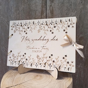Álbum de fotos de madera, libro de recuerdos, madera, foto, álbum de bodas, álbum de recortes de bodas, libro personalizado, aniversario, álbum de fotos personalizado, amor,