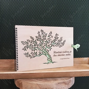 Álbum de fotos de madera, libro de recuerdos, madera, foto, álbum de bodas, álbum de recortes de bodas, libro personalizado, aniversario, álbum de fotos personalizado,