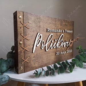 Álbum de fotos de madera, libro de recuerdos, madera, foto, álbum de bodas, álbum de recortes de bodas, libro personalizado, aniversario, álbum de fotos personalizado,