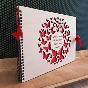 Álbum de fotos de madera, libro de recuerdos, madera, foto, álbum de bodas, álbum de recortes de bodas, libro personalizado, aniversario, álbum de fotos personalizado,