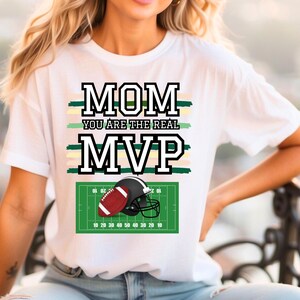 Football Mom Shirt, Mom MVP Shirt, Game Day Shirt for Mom, Cute Football Tee, Sports Mom Shirt, Mom Life Shirt, Gift for Football Moms