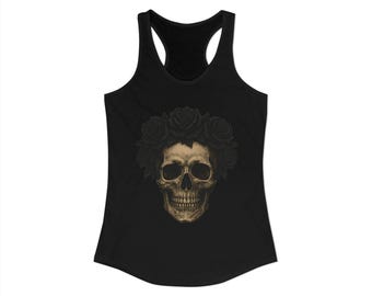 Anatomy Skull Tank Top, Medical Student Summer Shirt, Doctor Halloween Top, Nurse Racerback Gift