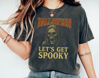 Halloween Vintage Shirt, Horror Aesthetic Tee, Spooky Shirt, Scary Movie Shirt, Retro Halloween Shirt, Fall Gothic Shirt, Creepy Tee