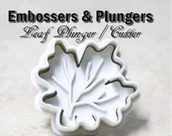 Single 2 inch Sugar Craft Embosser Plunger / Cutter - Spring Loaded for Easy Release of Fondant