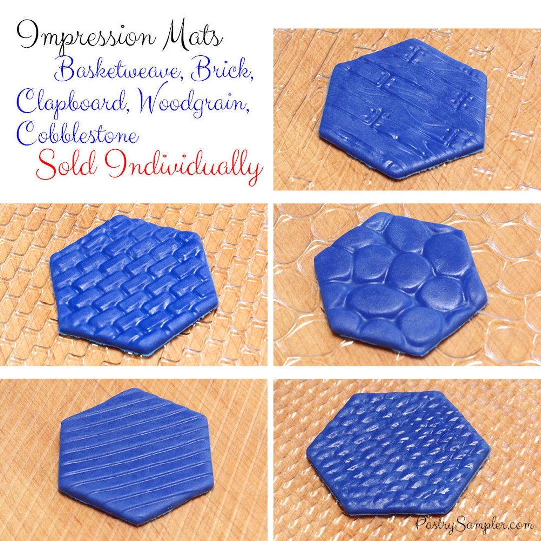 Impression Mats Rolled Fondant, Gumpaste, Crusting Buttercream Different Designs for All Kinds