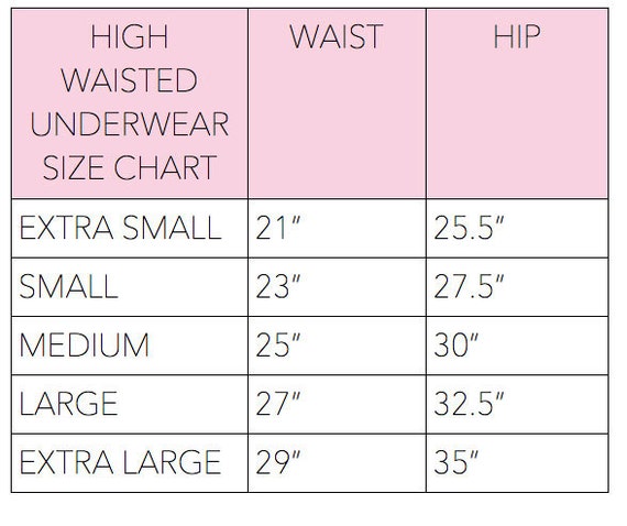 Pair Of Thieves Size Chart