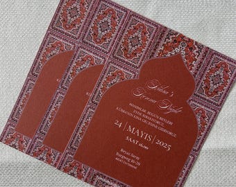 Kina Davetiyesi/ Henna invitation cards