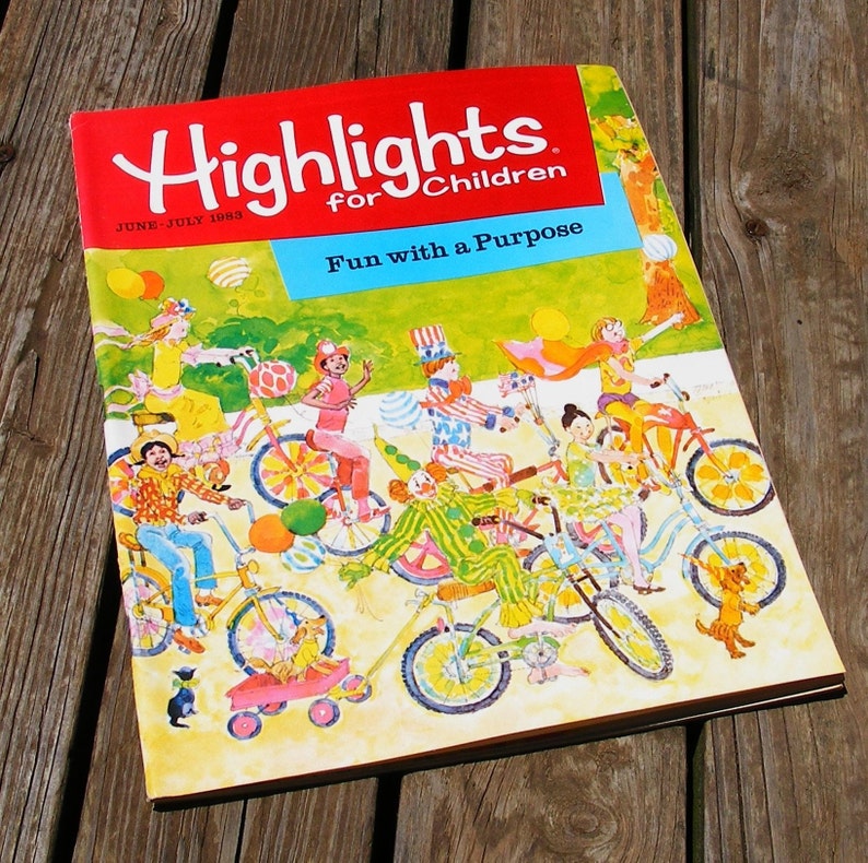 Vintage Highlights Magazine June July 1983 Etsy