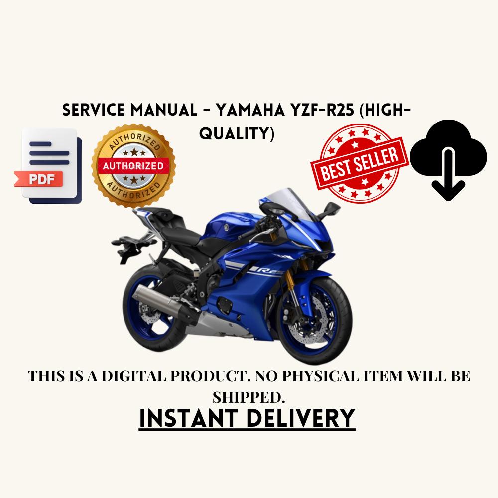 Yamaha YZF-R25 サービスマニュアル 2015 【公式通販】