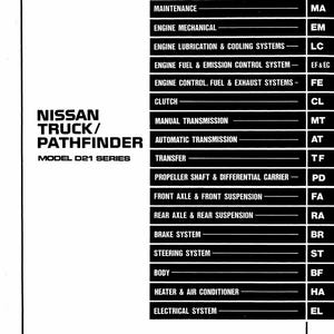 Nissan Truck 1989-1995 Service Manual PDF - Repair, Maintenance & Troubleshooting Guide