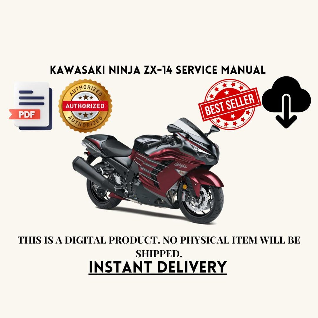 Kawasaki Ninja ZX14 Service Manual Etsy