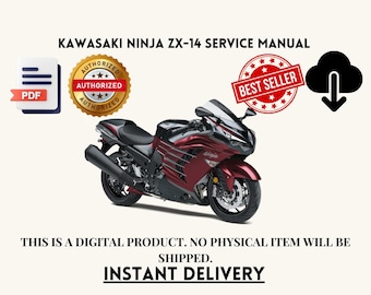 値下げ‼️カワサキ　zzr1400 Ninja ZX-14 サービスマニュアル Service Manual Kawasaki 2012 Ninja ZX-14R Repair