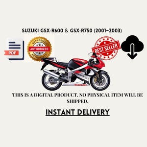 Suzuki GSX-R1000 (2001–2002) Service & Repair Manual (PDF)