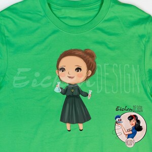 Shirt or Bodysuit Marie Curie Physicist Hand Drawn Baby Newborn Toddler Big Kids