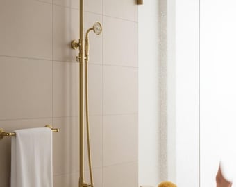 Brass Shower System, Brass Shower Bath Gold