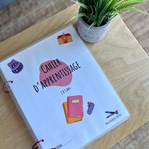 Learning booklet 2 to 3 years
