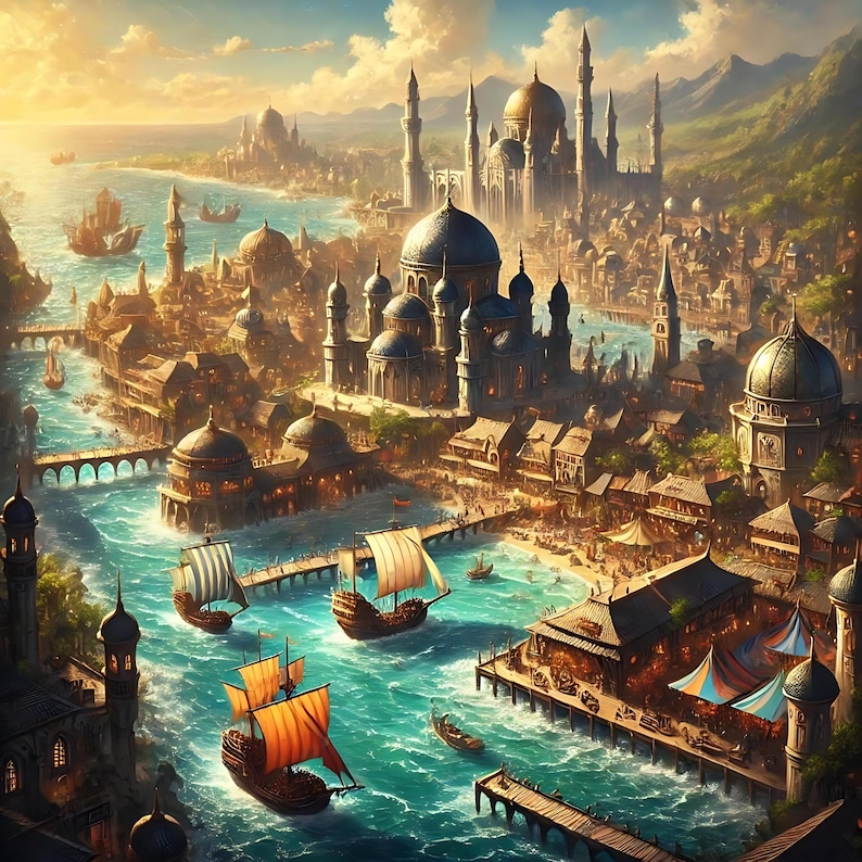 Dnd 5E - Trade Wars on the High Seas - One Shot Adventure Module D&D ...