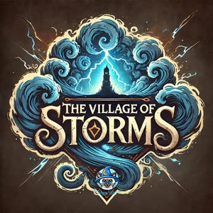 The Village of Storms - DnD 5E One-Shot Adventure Module D&D-campagne: aangepaste BBEG, buit, gevechtskaart en statistiekenblok pdf/digitale download