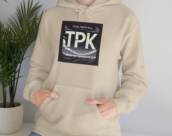 DnD TPK-tröja med huva, Dungeon and Dragons-spelgåva, rollspelskläder, kläder för kritisk roll, nördig RPG-tröja