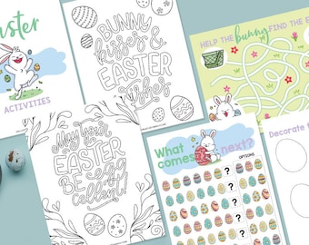 Easter Activities Printable Pack | Kids Activities  | Holiday | Teacher Resources | Homeschool | Easter Bunny