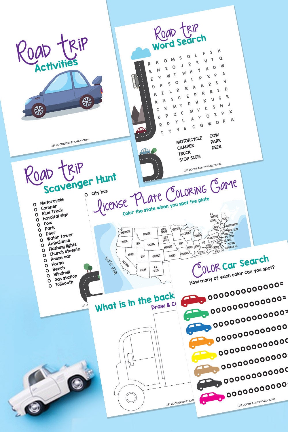 Road Trip Activities Printable Kids Activities Parent Resources