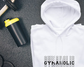 Gymaholic SVG Cut file and PNG - Digital Download - Workout | Gym Inspo | Inspiration