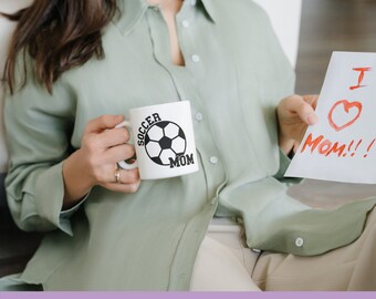 Soccer Mom SVG Cut File - Digital Download - Motherhood | Sports | mother's Day