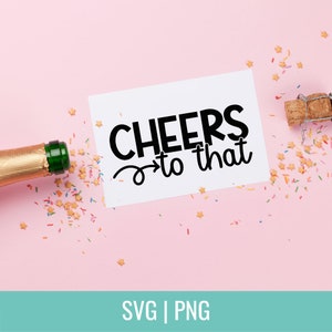 Prost darauf SVG & PNG Schnitt Datei - Digital Download - Cricut Craft | Beweglich | Cricut Geschenkideen | Ehe | Start | Ehescheiden
