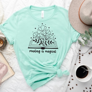 Reading Is Magical Floral Book SVG Cut File - Digital Download - Book Lovers