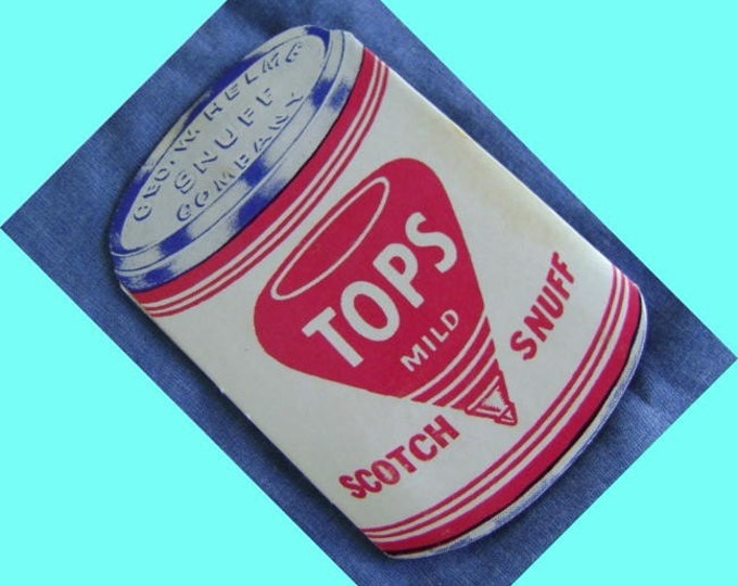 Vintage Tops Scotch Snuff Advertising Needle Book Etsy