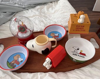 Coleccionables vintage de Peanuts: lote de 7 artículos