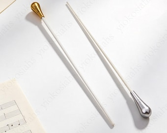 Music Conductor's Baton: Exotic Wenge With Long Handle and Gift