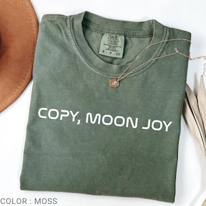 Copy Moon Joy NASA Inspired Artemis II Moon Mission Shirt, NASA Space Program Fan Tee, Rocket Launch Space Exploration Comfort Colors Shirt