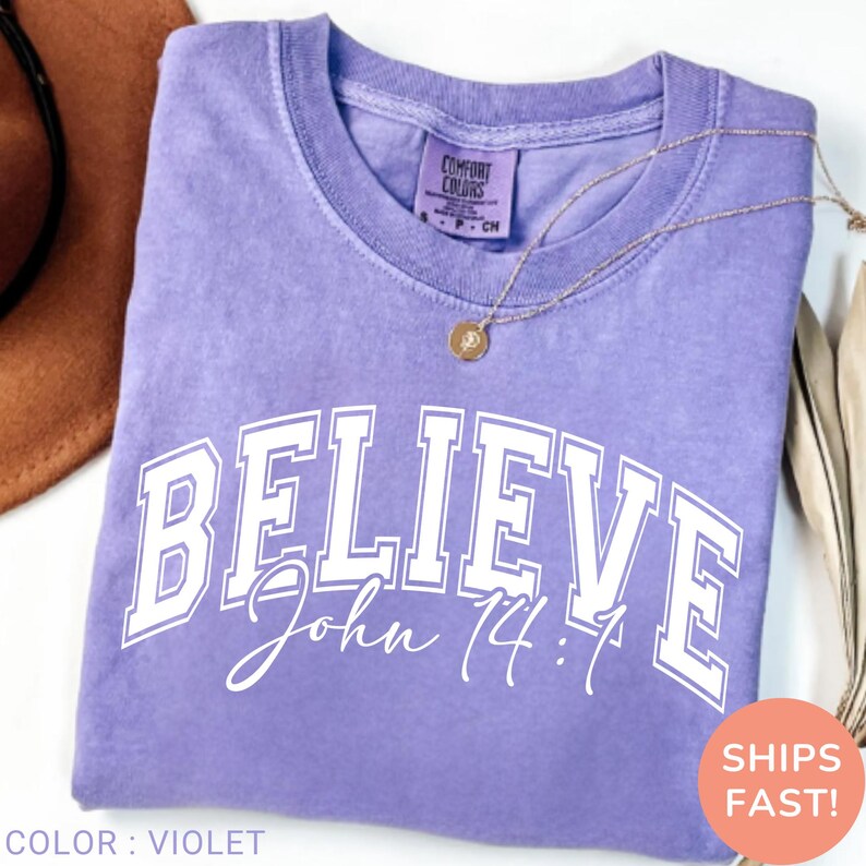 Scripture Tees Christian Bible Verse Matching Shirts Comfort Colors®, Faith Shirts ...