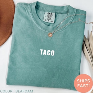 Comfort Colors® Trump Taco Shirt Funny Trade & Tariff Humor Tee Political Satire T-Shirt Trump Always Chickens Out Tee Resist Shirt