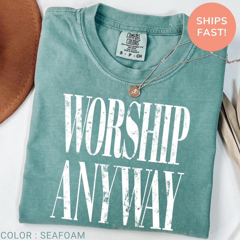 vintage worship, worship leader, youth group tee, 100 percent cotton, church shirt, ministry shirt, worship tee, casual church wear, christian tee, faith t shirt, preshrunk tee, religious tee, worship anyway