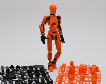 t13,dummy 13 3d  printed action figure