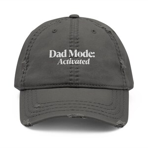 Dad Embroidered Hat, Dapper Dad Exclusive Funny Cap for Stylish Papa, Father&#39;s Gift, Gift for Dad, Papa Gift, Distressed Baseball Cap